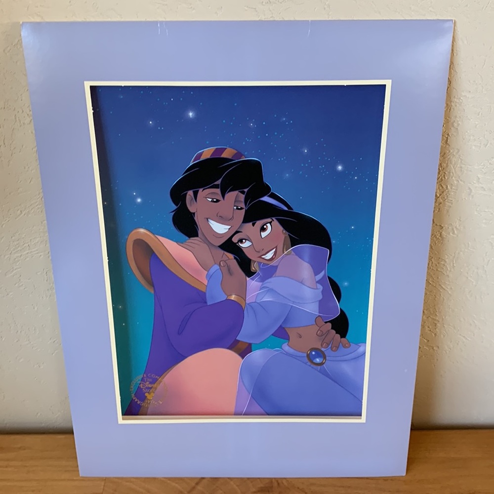 Walt Disney’s Aladdin Exclusive Commemorative Lithograph 1993